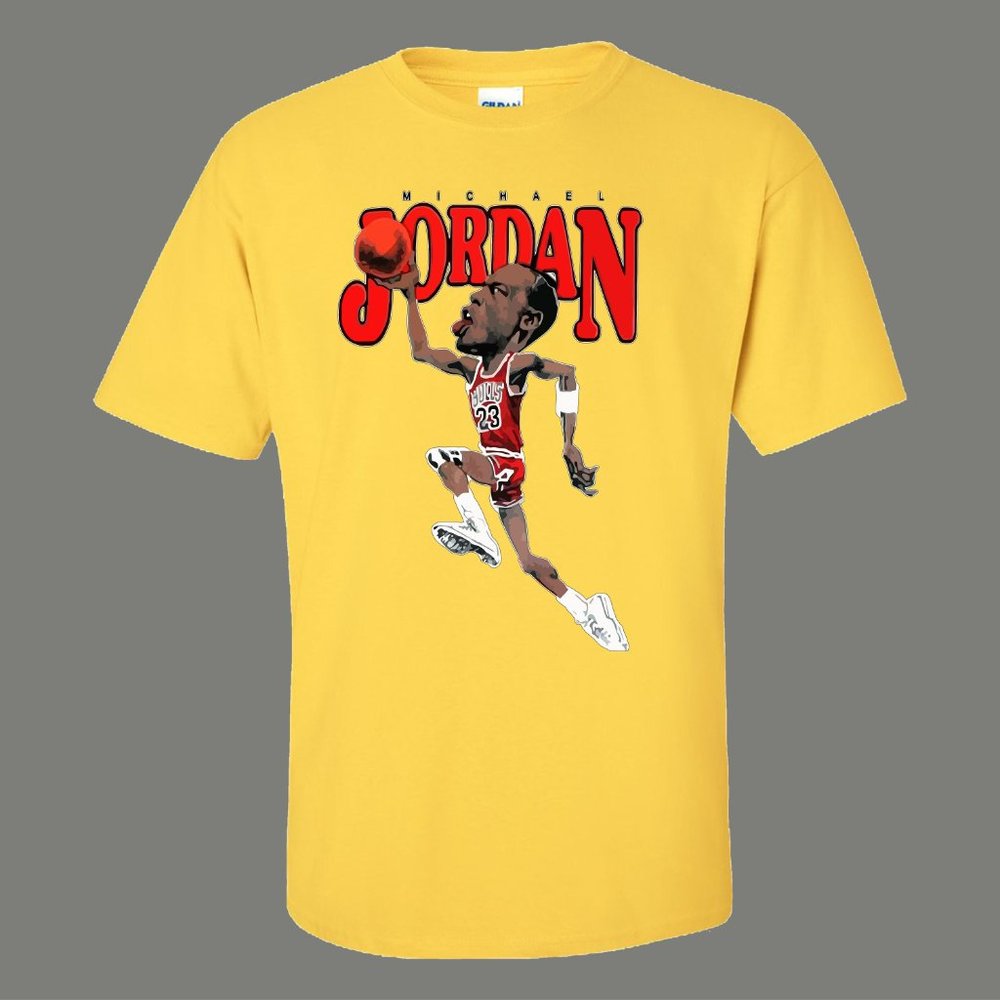 Retro MJ Caricature Quality Shirt - Picture 6 of 6